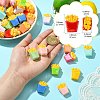 Simulated French Fries Perforated Resin Beads FIND-CJC0010-101-2