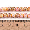 Baking Paint Glass Beads Strands X-DGLA-N003-6mm-B02-4