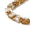 Handmade Gold Foil and Silver Foil Lampwork Beads FOIL-C001-01B-05-3