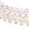 Transparent Painted Glass Beads Strands X1-DGLA-A034-T6mm-A25-4