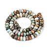 Natural Chrysocolla and Lapis Lazuli Beads Strands G-N367-02A-13-3