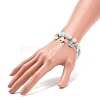 Acrylic Imitation Pearl Stretch Bracelet BJEW-JB08448-02-3