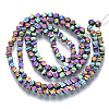 Electroplate Non-magnetic Synthetic Hematite Beads Strands G-S352-35A-M-2