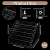 Transparent Acrylic 6 Layers Nail Polish Display Rack ODIS-UN0001-22C-2