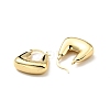 Rack Plating Brass Chunky Trapezoid Hoop Earrings for Women X-EJEW-G288-36G-2