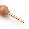 Natural Beech Wood Handle Embroidery Pens TOOL-WH0121-14-2
