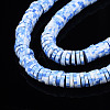 Handmade Polymer Clay Beads Strands CLAY-R089-6mm-168-3
