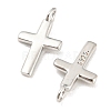 Rhodium Plated 925 Sterling Silver Charms X-STER-Q190-07P-2