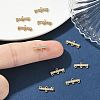 SHEGRACE Brass Micro Pave Pave Cubic Zirconia Chandelier Components Links XGRQ3D792-498G-4