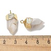 Natural Crazy Agate Faceted Pendants G-G181-03G-09-3