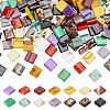 140Pcs 14 Colors 2-Hole Glass Seed Beads SEED-ME0001-07-1