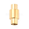 Ion Plating(IP) 304 Stainless Steel Magnetic Clasps with Glue-in Ends STAS-F276-04G-1