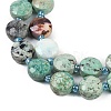 Natural Chrysocolla Beads Strands G-B094-A03-01-3