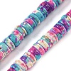Baking Paint Synthetic Turquoise Beads Strands G-H060-02B-03-1