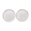 304 Stainless Steel Plain Edge Bezel Cups STAS-I184-03A-P-1