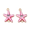 Ocean Theme Alloy Enamel Connector Charms FIND-CJC0017-15KCG-04-1