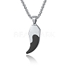 Duo Tone 304 Stainless Steel Pendant Necklaces for Men WGD7202-02-3
