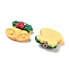 Christmas Theme Opaque Resin Pendants RESI-N039-100-1