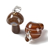 Natural Banded Agate Pendants GG-CBAA0EE-05P-21-2