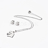 304 Stainless Steel Jewelry Sets SJEW-D094-40P-2