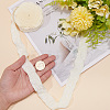 Flower Polyester Ribbons SRIB-WH20020-053A-02-4