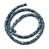 Dyed Synthetic Turquoise Beads Strands G-Z089-A04-S-4