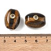 Natural Tiger Eye European Beads GG-CBA105B-02H-G-3