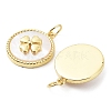 Rack Plating Brass Pendants X-KK-B076-05G-02-2