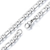 Men's 201 Stainless Steel Figaro Chains Necklace NJEW-N050-A08-5-45P-2