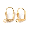 Brass Leverback Earring Findings KK-H503-23G-1