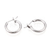 304 Stainless Steel Hoop Earrings EJEW-T048-25A-P-3