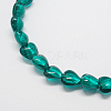 Handmade Silver Foil Glass Beads FOIL-R050-15x10mm-11-2