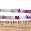 Dyed Natural Malaysia Jade Rondelle Beads Strands G-E316-2x4mm-67-2