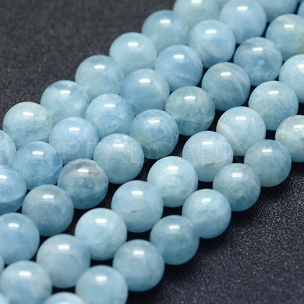 Natural Aquamarine Beads Strands - Beadpark.com