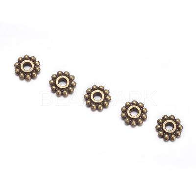 Gear Tibetan Style Alloy Spacer Beads MAB145-NF-1