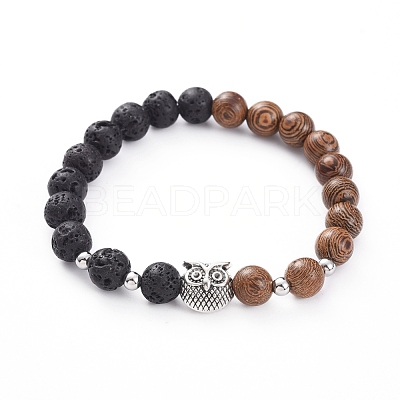 Unisex Stretch Bracelets BJEW-JB04962-06-1