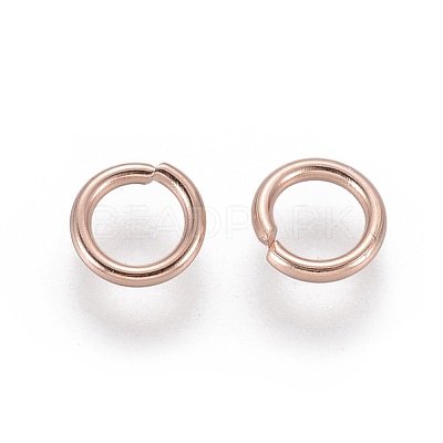 304 Stainless Steel Open Jump Rings STAS-O098-02RG-02-1