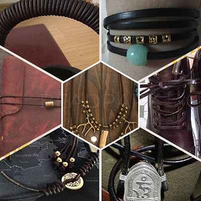 Cowhide Leather Cord WL-WH0008-06-1