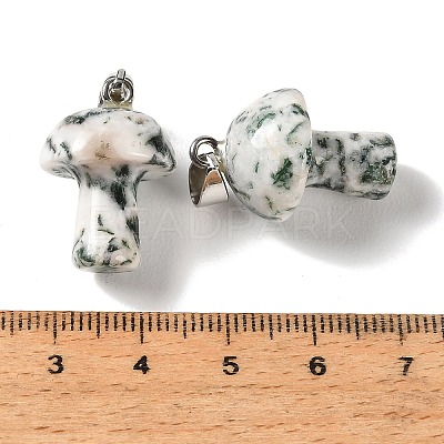 Natural Tree Agate Pendants GG-CBAA0EE-05P-15-1