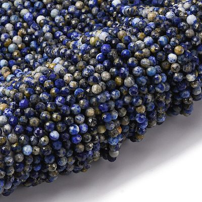 Natural Lapis Lazuli Beads Strands G-RM2025-A41-4mm-A-1