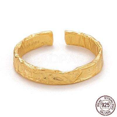925 Sterling Silver Cuff Rings RJEW-H132-04G-1