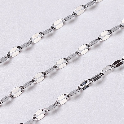 Tarnish Resistant 3.28 Feet 304 Stainless Steel Cable Chains X-CHS-K001-89-1