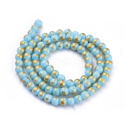 Natural Mashan Jade Beads Strands G-P232-01-J-4mm-1