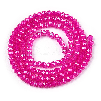 Baking Paint Glass Beads Strands DGLA-A034-J2mm-C01-1