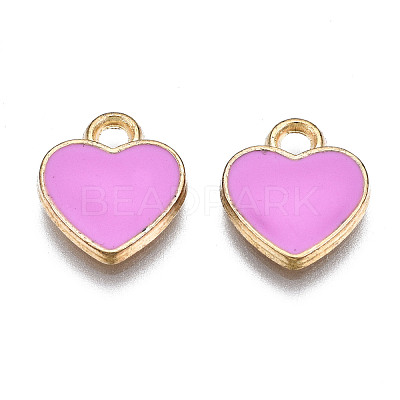 Alloy Enamel Charms X-ENAM-S121-041G-1