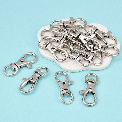Alloy Swivel Lobster Claw Clasps X-E547Y-1