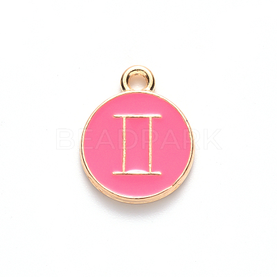 Alloy Enamel Pendants ENAM-S124-01A-03I-1