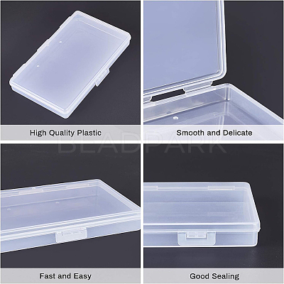 Transparent Plastic Bead Containers LS-CON-BC0006-06C-1