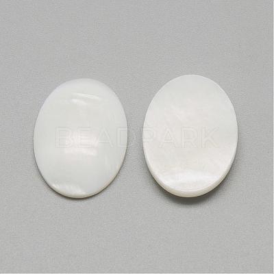 Freshwater Shell Cabochons SSHEL-R042-29-1