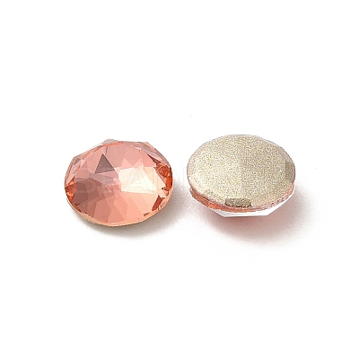 Glass Rhinestone Cabochons RGLA-P037-10A-D262-1